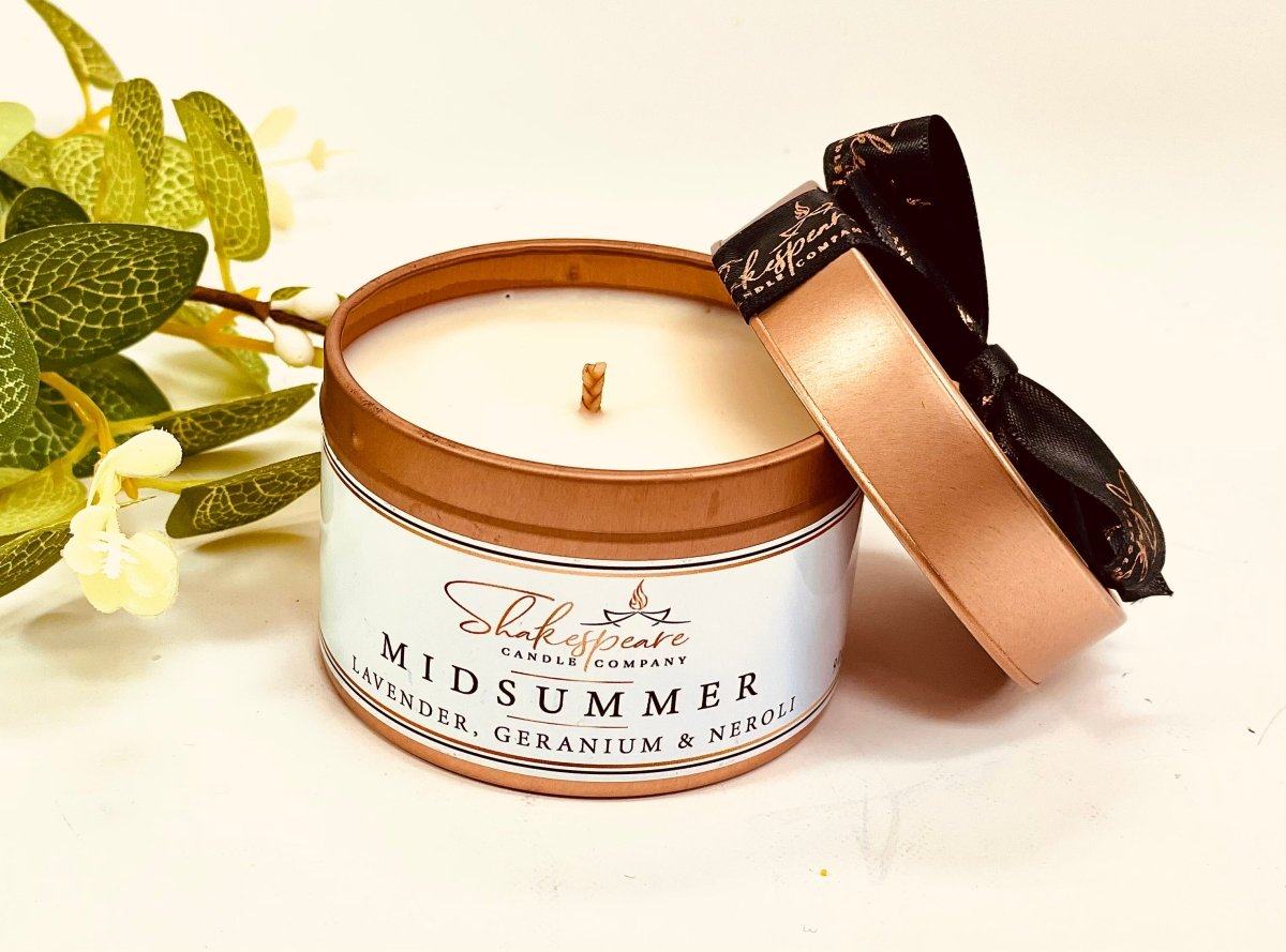 Midsummer Travel Candle (90g) - Shakespeare Candle Company