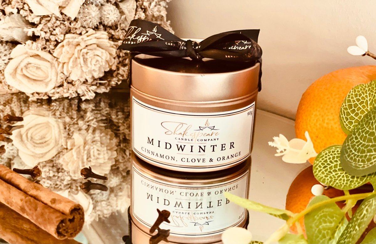 Midwinter Travel Candle (90g) - Shakespeare Candle Company