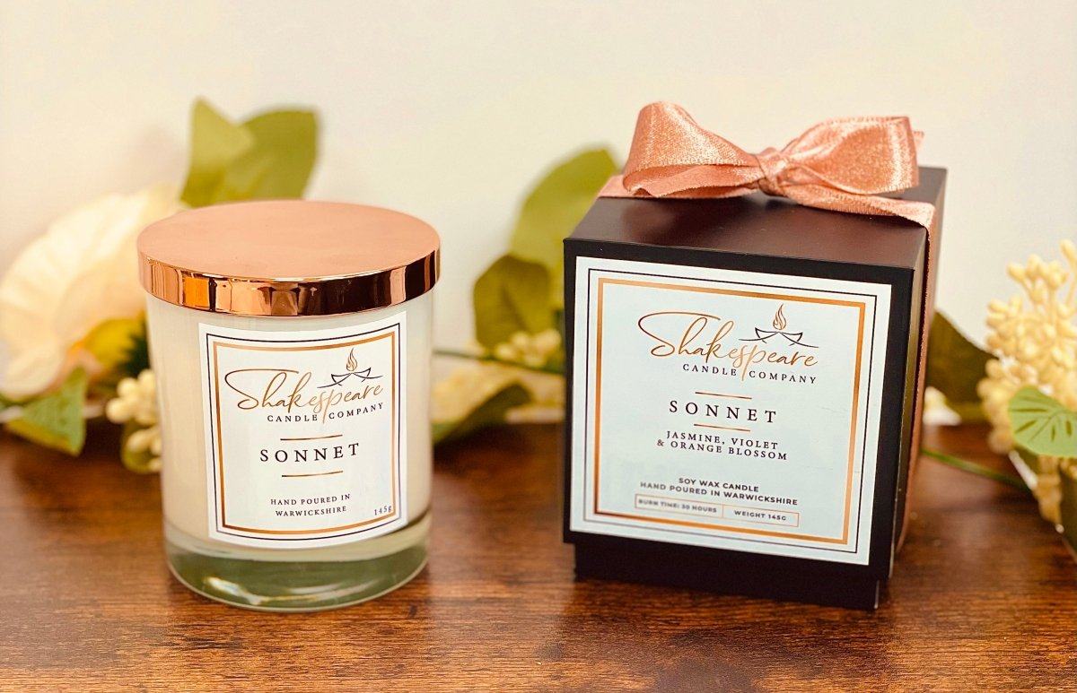 Sonnet Home Candle (145g) - Shakespeare Candle Company