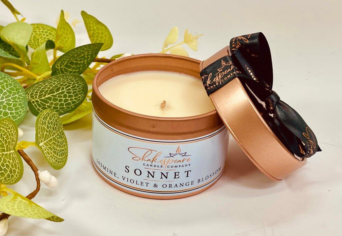 Sonnet Travel Candle (90g) - Shakespeare Candle Company